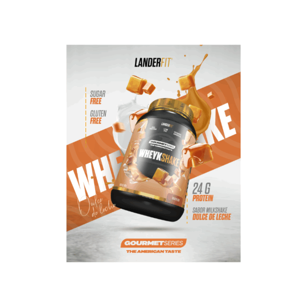 Batido de leche Landerfit Serie Gourmet Dulce de Leche (450 g)