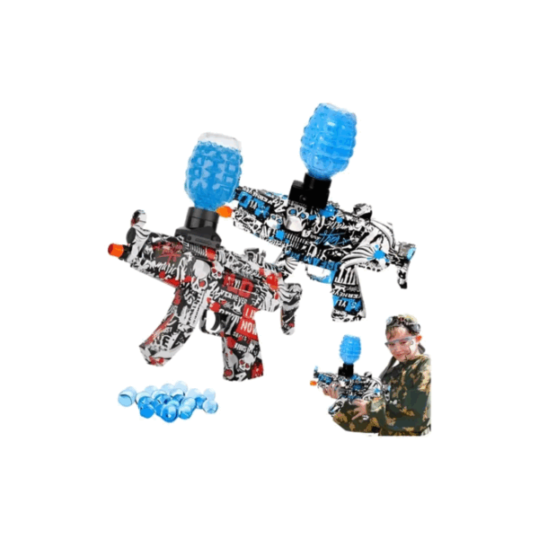 Pistola Juguete Ametralladora Automatica Balas Hidrogel Usb