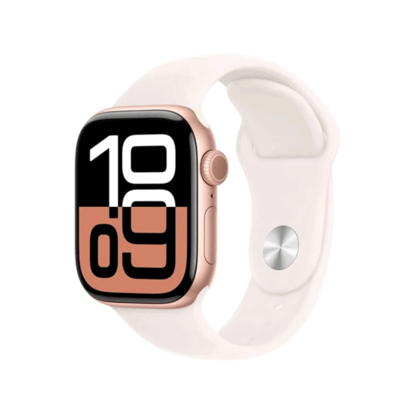 Apple Watch S10 (GPS+Cell) Caja Alumínio Rose Gold 42MM Pulsera s/M s. Band Light Blush