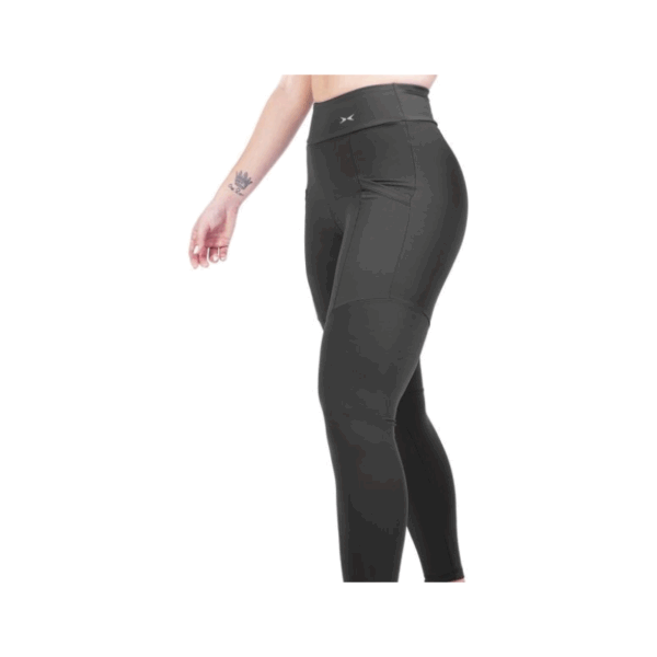 Mallas Ferso  con bolsillo, talle M, para mujer, color negro azul