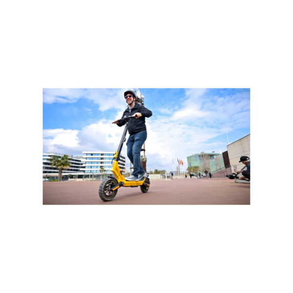 Scooter eléctrico Xiaomi 6 Ultra  con ruedas de 12", hasta 25 km/h - Amarillo/Negro